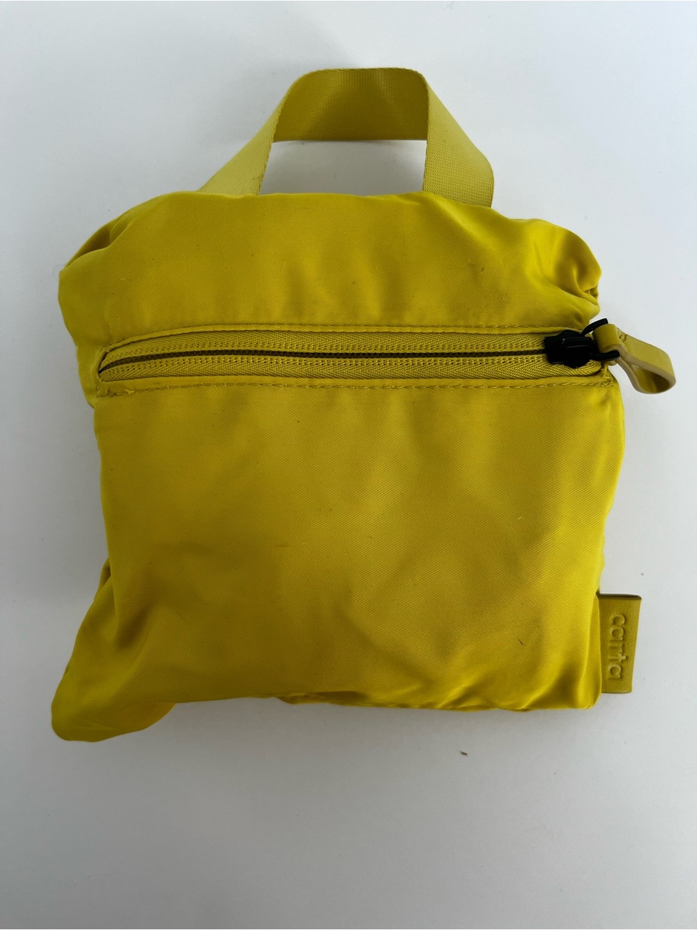 Contigo Packable Yellow Tote with Front Zip Pocket
